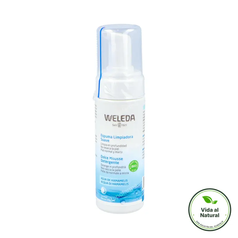 Espuma limpiadora suave 150 ml, Weleda