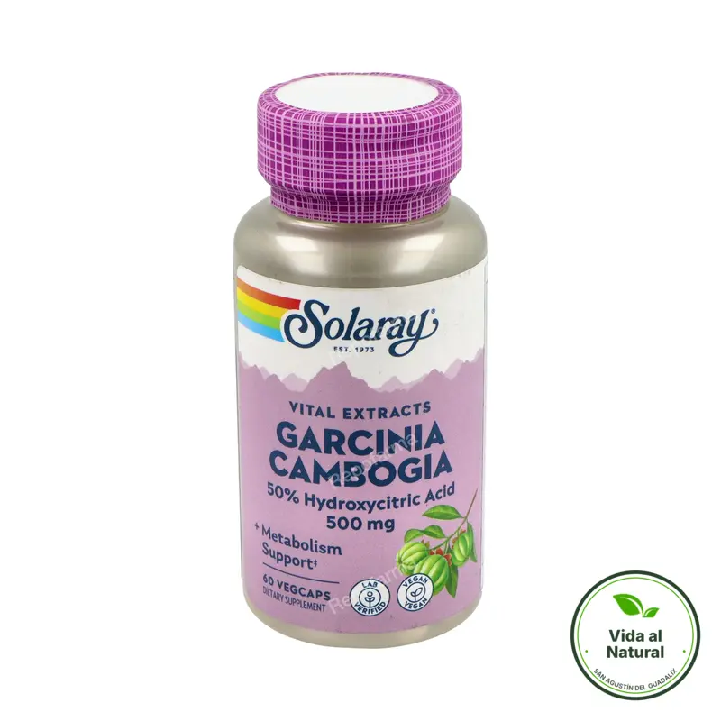 Garcinia cambogia 60 cápsulas vegetales, Solaray