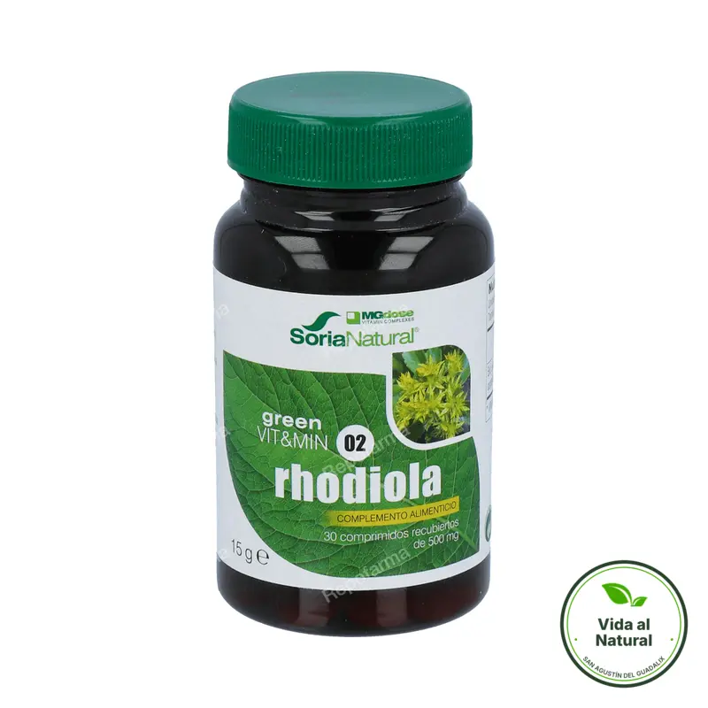 Rhodiola mg 30 comprimidos, Soria Natural