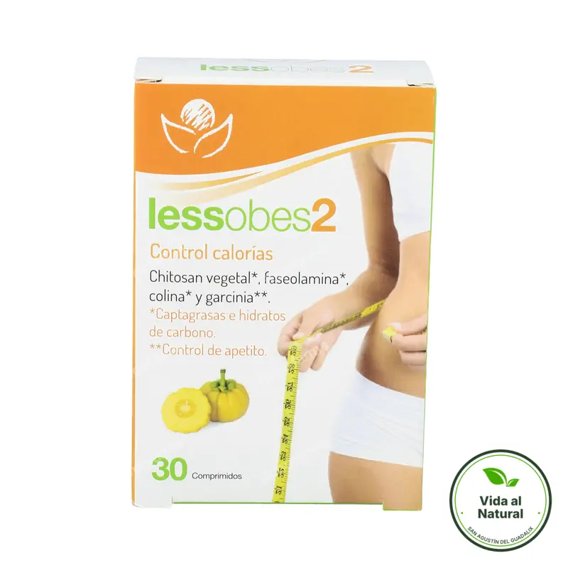 Lessobes 2 control calorias 30 comprimidos, Bioserum