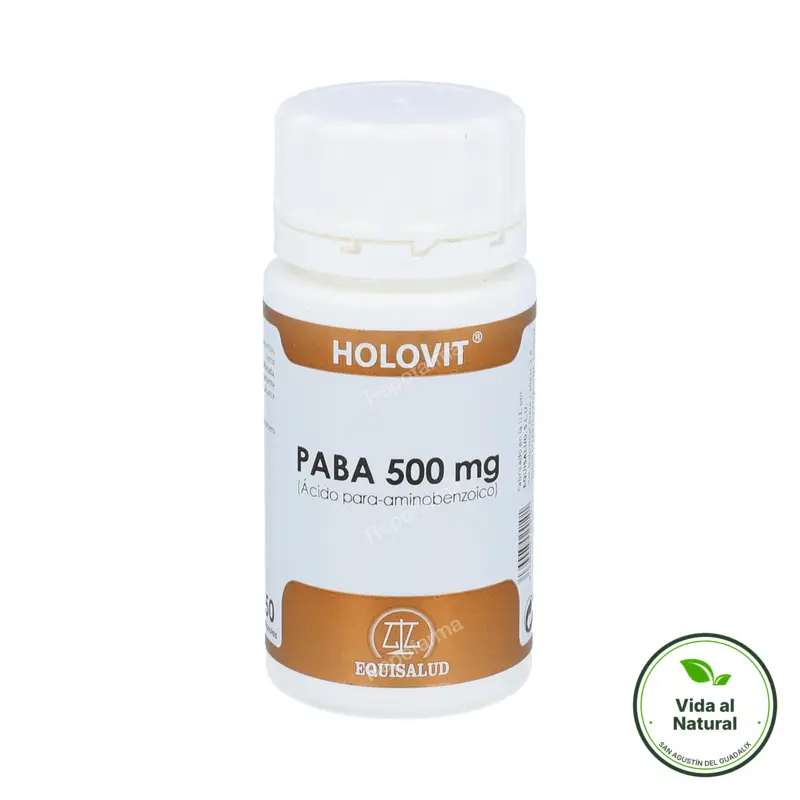 Holovit paba 500 mg 50 cápsulas, Equisalud