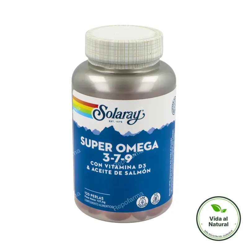 Super omega 3 7 9 120 perlas, Solaray