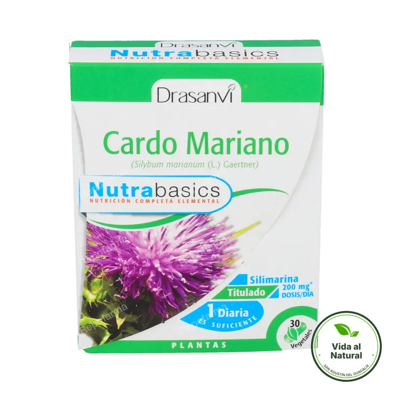 Nutrabasics cardo mariano 30 cápsulas, Drasanvi
