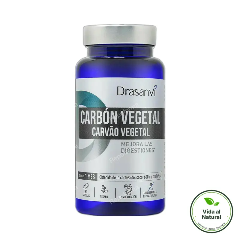 Carbón vegetal nutrabasicos 60 cápsulas, Drasanvi