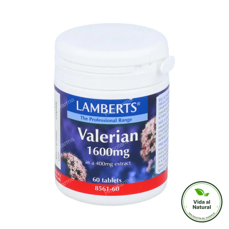 Valeriana 1600 mg 60tabs, Lamberts