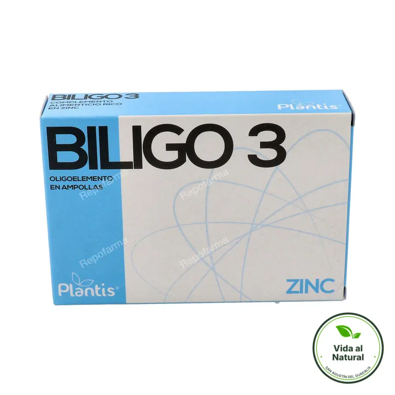 Biligo 3 zn 20 ampollas, Plantis