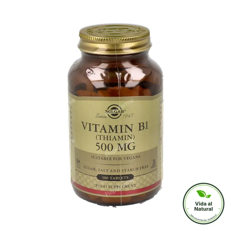 Vitamina b1 500 mg 100cp, Solgar