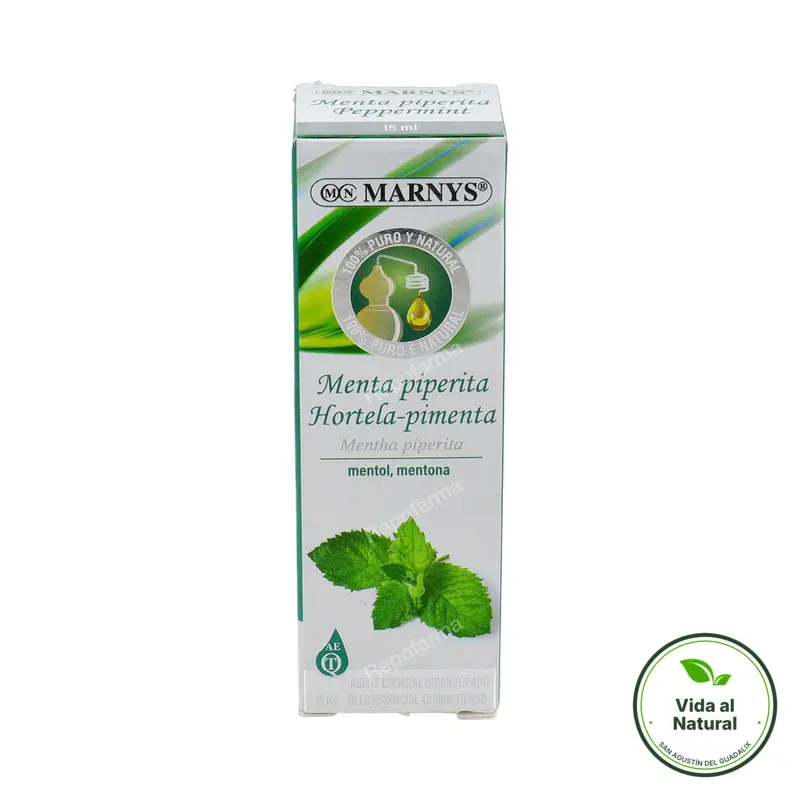 Aceite esencial de menta piperita 15 ml, Marnys