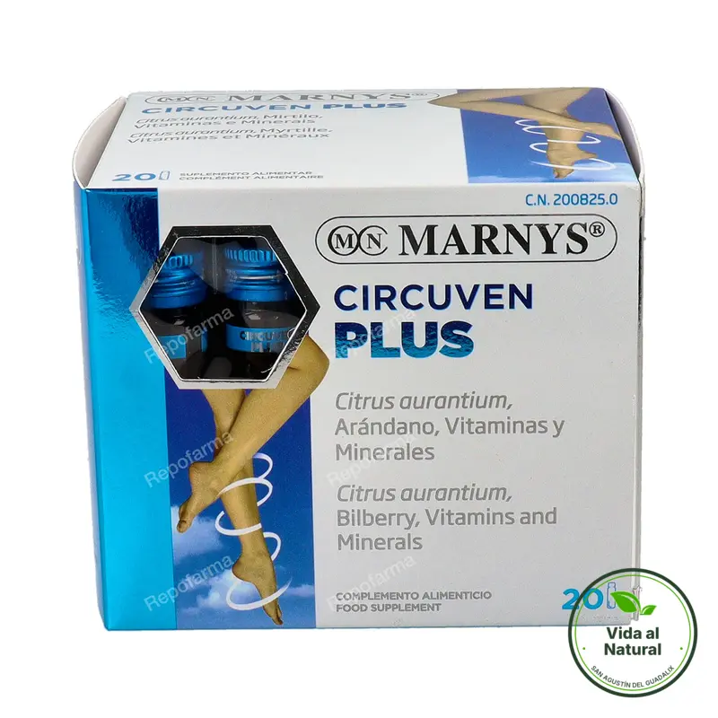 Circuven plus (arand.+vitamina +min.) 20 ampollas, Marnys