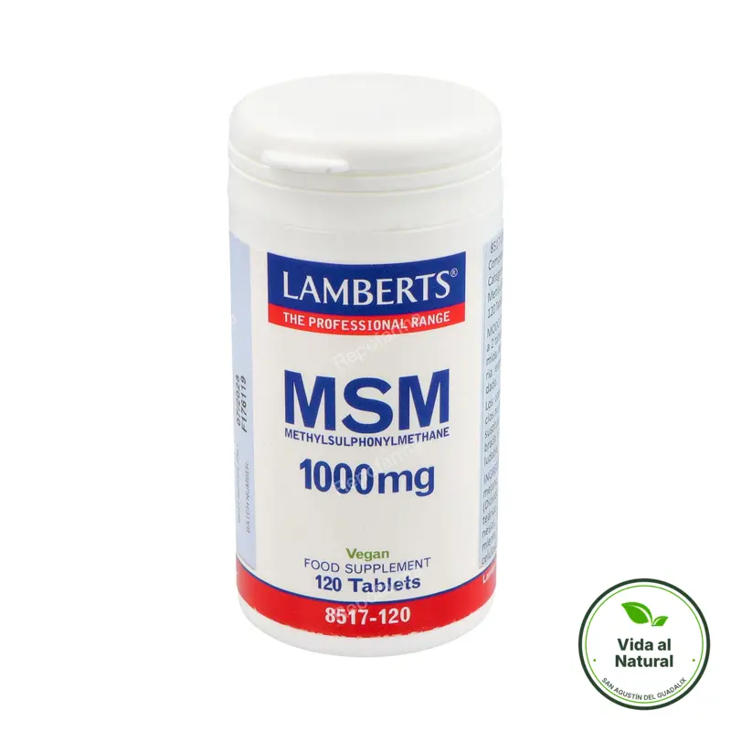 Msm 1000 mg 120 cápsulas, Lamberts