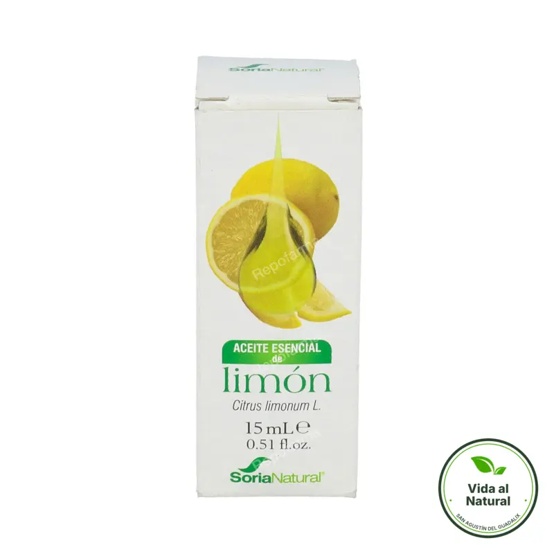 Aceite esencial de limón 15 ml, Soria Natural