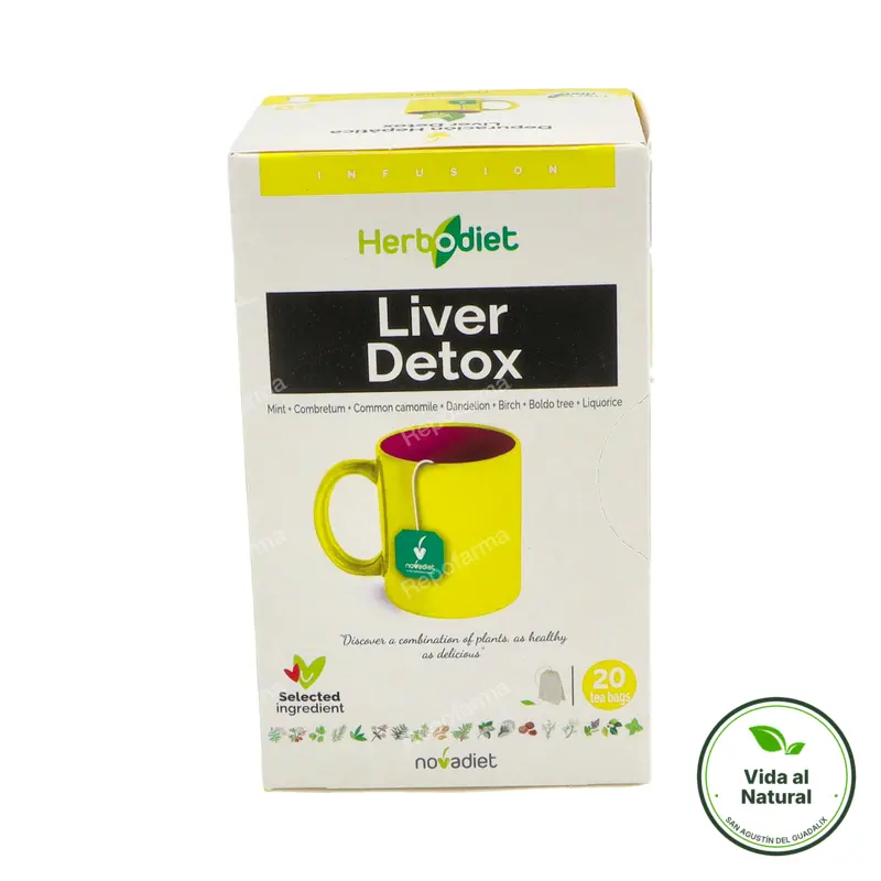 Herbodiet infusión depuracion hepatica 20 filtros, Novadiet
