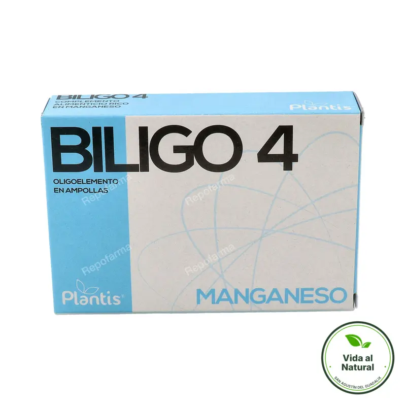 Biligo 4 mn 20 ampollas, Plantis