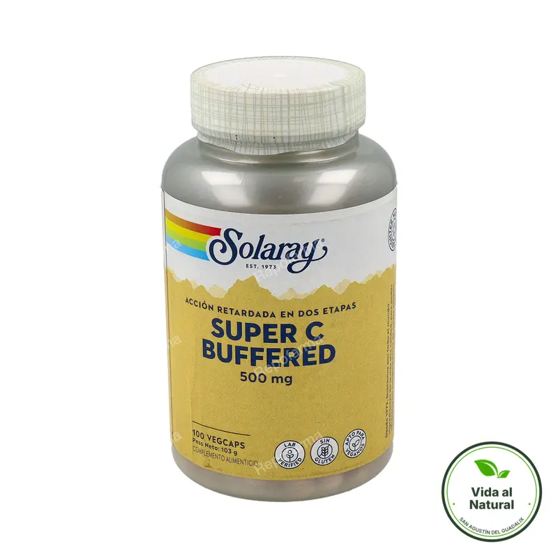 Super C buffered 100 cápsulas, Solaray