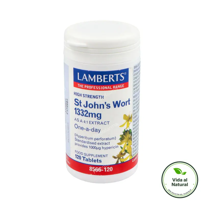 Hiperico 1700 mg 120 comprimidos, Lamberts