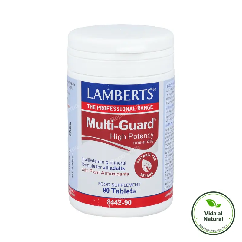 Multi-guard vitamina y minerales (Una al Día) 90 comprimidos, Lamberts