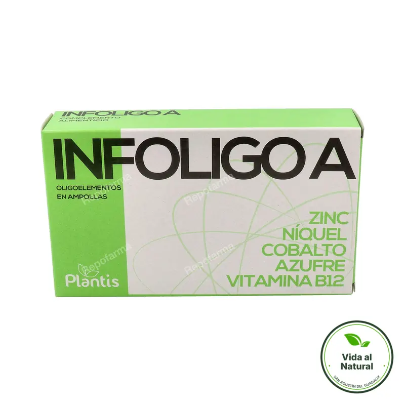 Infoligo a zn-ni-co-s 20 ampollas, Plantis