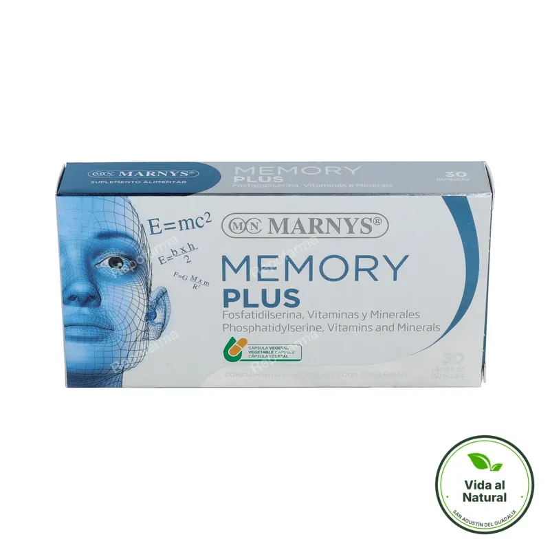 Memory plus 30 cápsulas, Marnys
