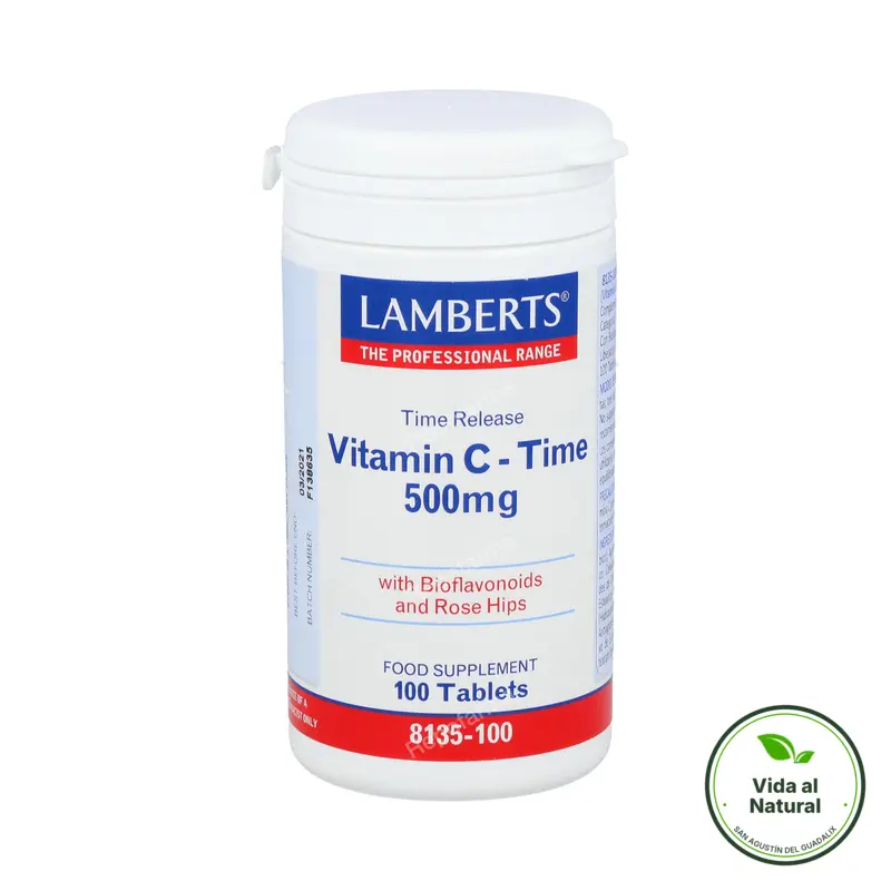 Vitamina c 500 mg 100 comprimidos, Lamberts