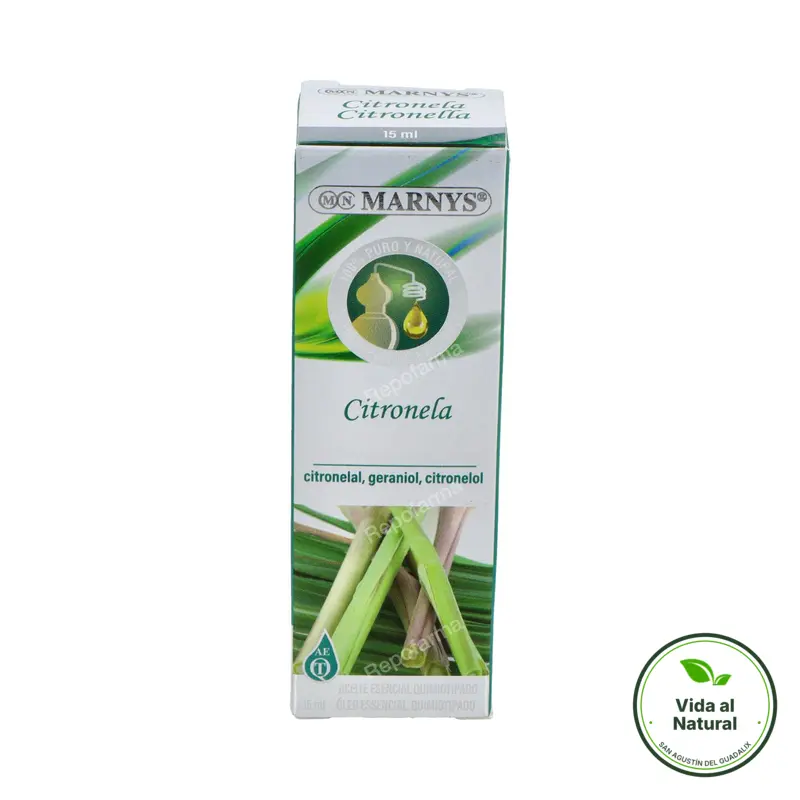 Aceite esencial de citronela 15 ml, Marnys