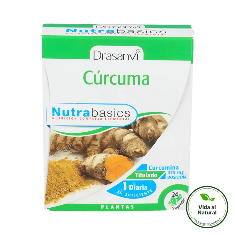 Cúrcuma nutrabasicos 24 cápsulas, Drasanvi