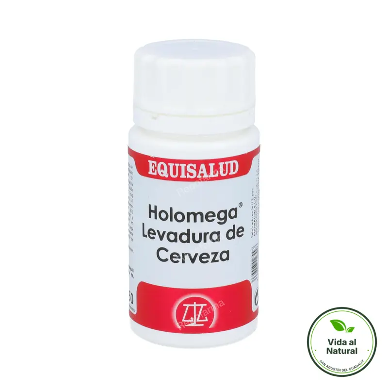 Holomega levadura de cerveza 50 cápsulas, Equisalud