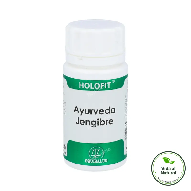 Holofit ayurveda jengibre 50 cápsulas, Equisalud