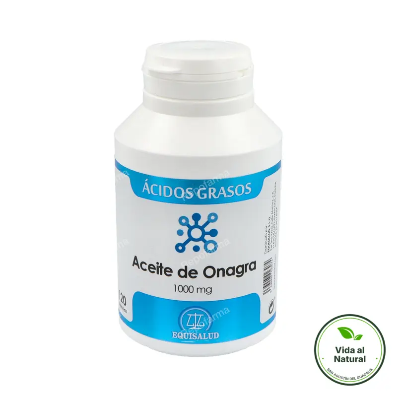 Aceite de onagra 120 cápsulas, Equisalud