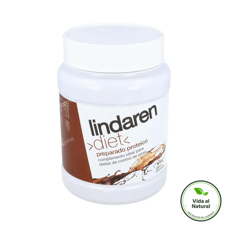Lindaren diet preparado proteico chocolate 225 g, Plantis