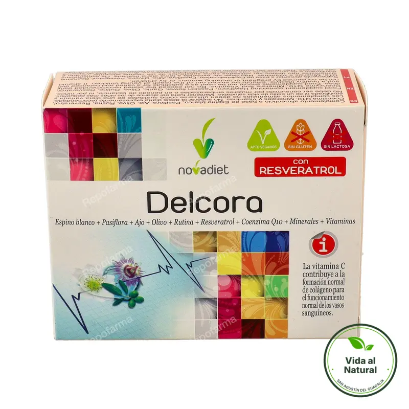 Delcora 60 cápsulas, Novadiet