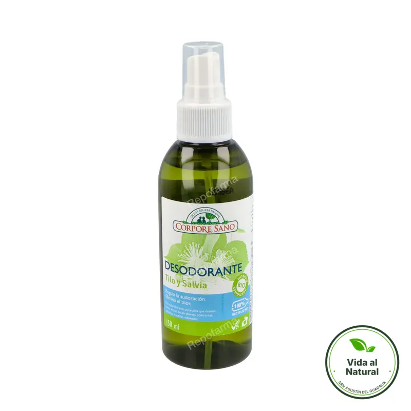 Desodorante tilo salvia spray sano, Corpore