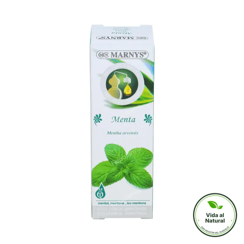 Aceite esencial de menta arvensis, Marnys