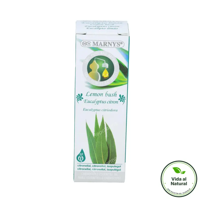 Aceite esencial de eucalipto limón alimentario 15 ml, Marnys