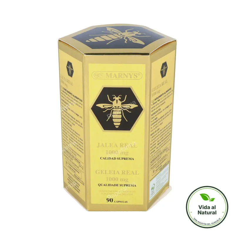 Jalea real 1000 mg lecitina 90 perlas, Marnys