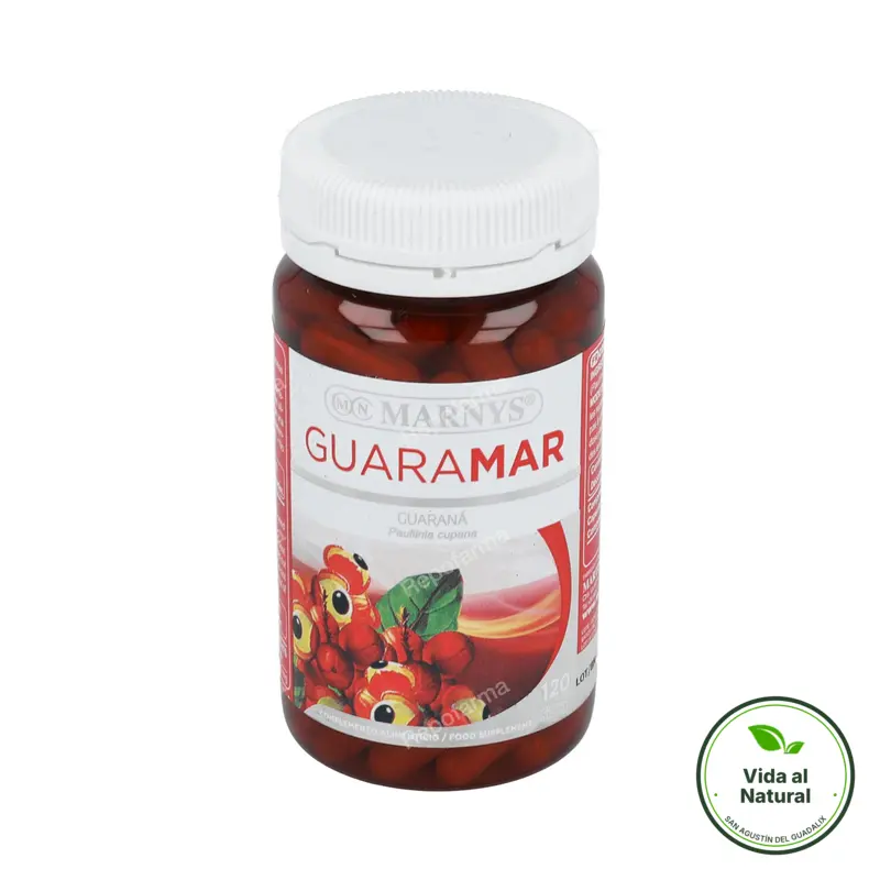Guarana 120 cápsulas, Marnys
