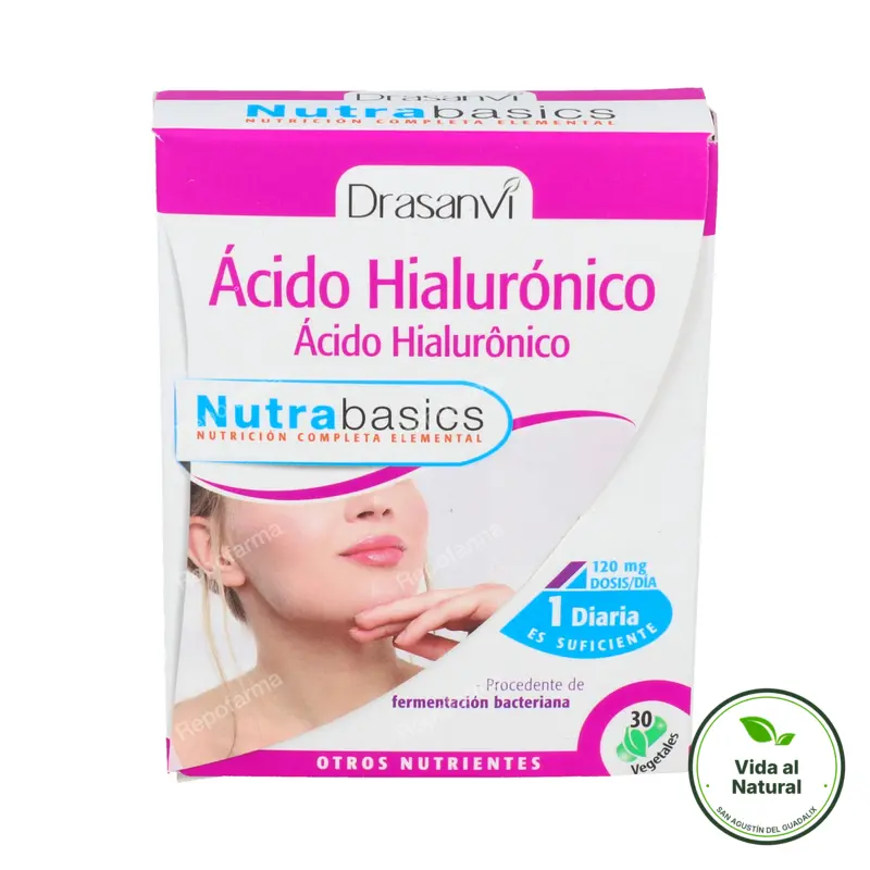 Ácido hialurónico nutrabasicos 30 cápsulas, Drasanvi