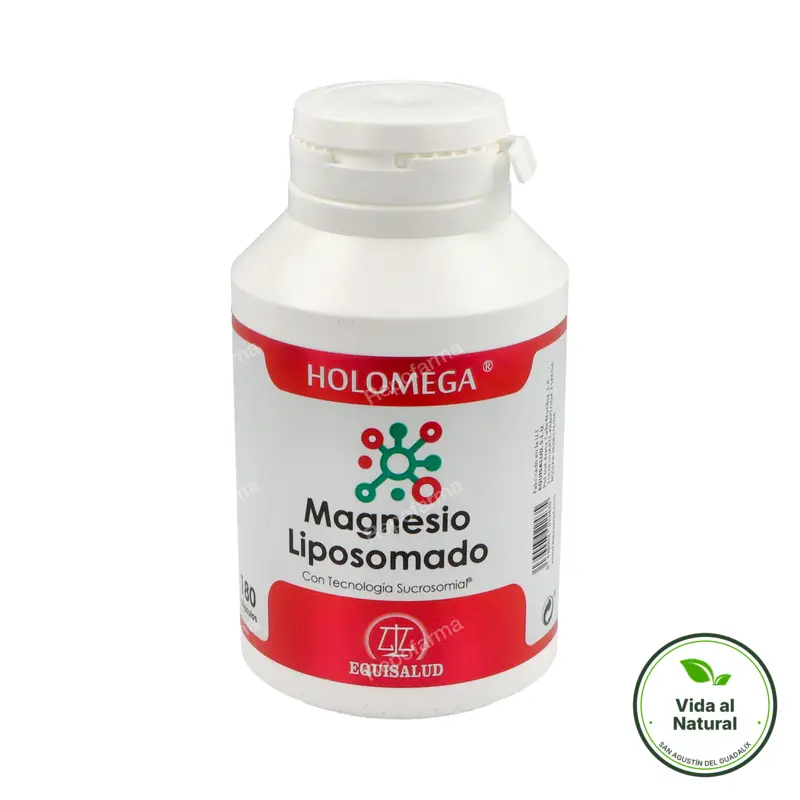 Holomega magnesio liposomado 180 cápsulas, Equisalud