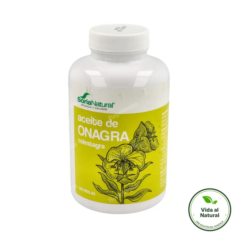 Aceite de onagra colestagra 250 perlas, Soria Natural