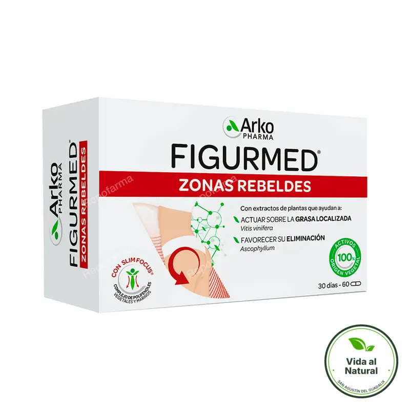 Figurmed zonas rebeldes 60 cápsulas, Arkopharma
