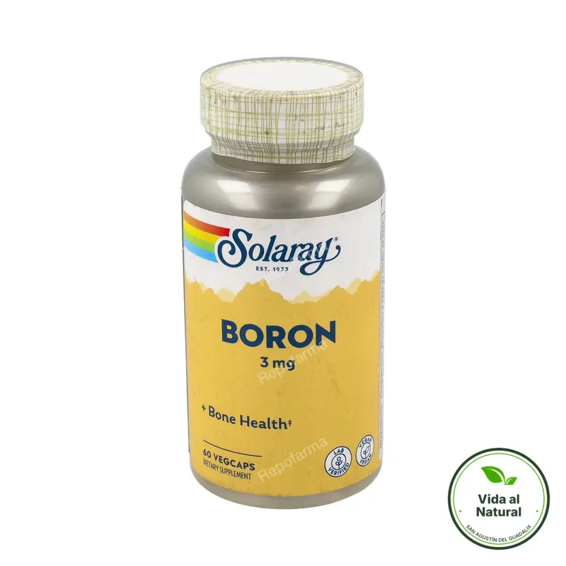 Boro citrato 500 mg 60 cápsulas, Solaray
