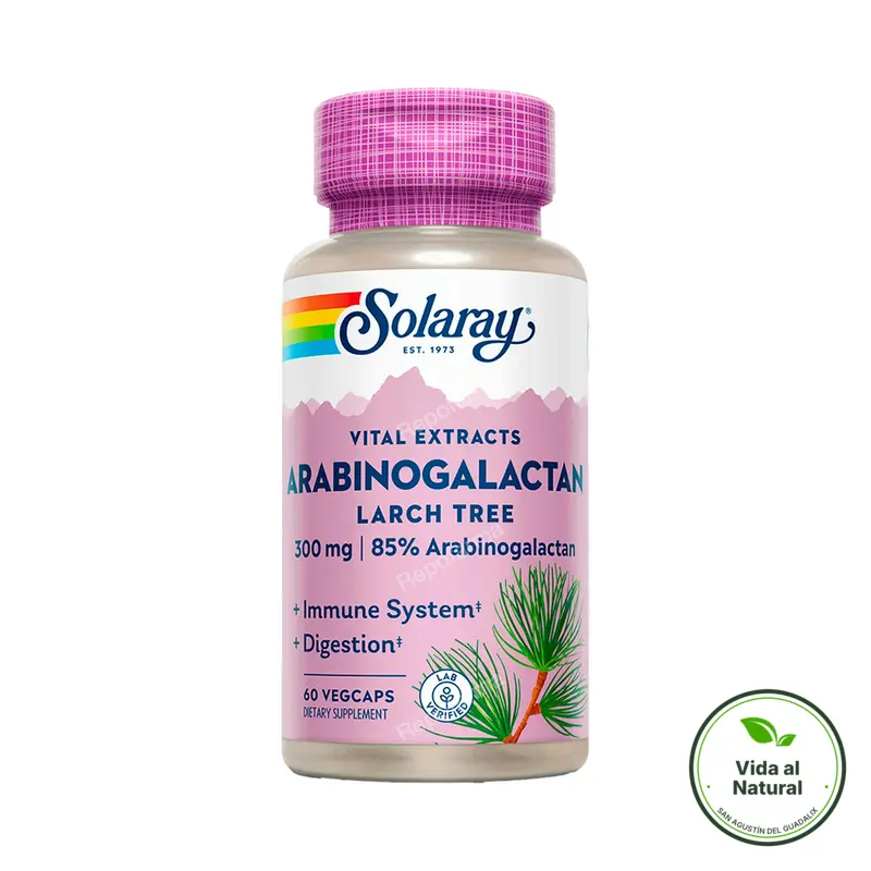 Arabinogalactanos 60 cápsulas, Solaray