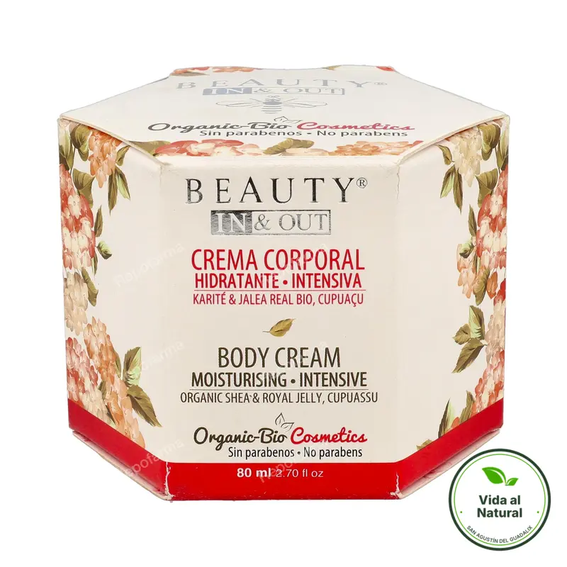 Beauty in & out crema corp. hidratante BIO 50 ml, Marnys