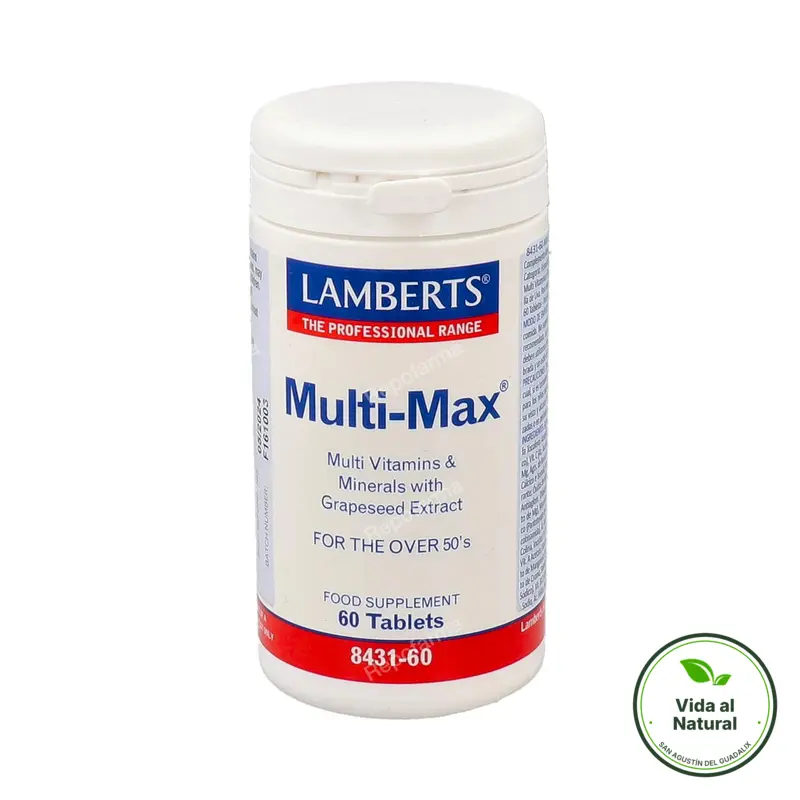 Multi-max 60 tablet. fórmula mayores 50, Lamberts