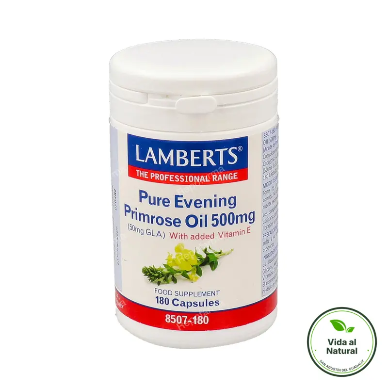 Aceite de primula 500 mg 180 cápsulas, Lamberts