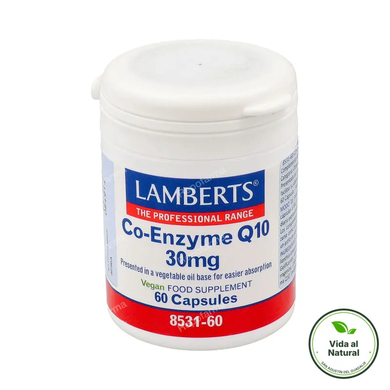 Coenzima Q10 30 mg 60 cápsulas, Lamberts
