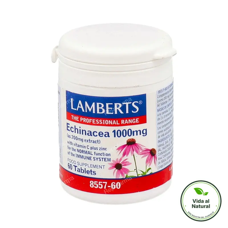 Echinacea 1000 mg 60 cápsulas, Lamberts
