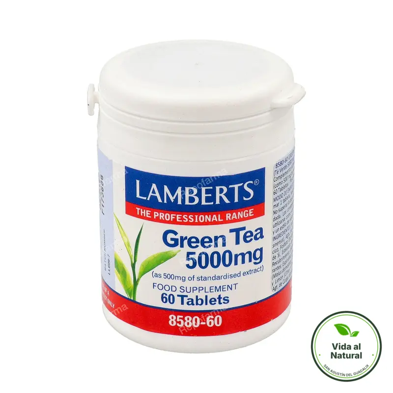 Té verde 5000 mg 60tabs, Lamberts