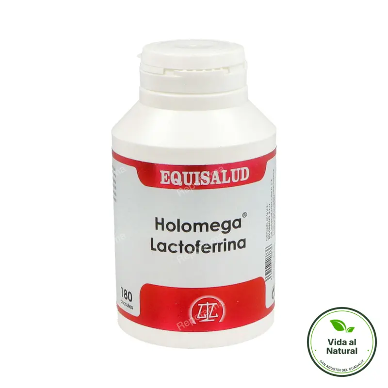 Holomega lactoferrina 180 cápsulas, Equisalud