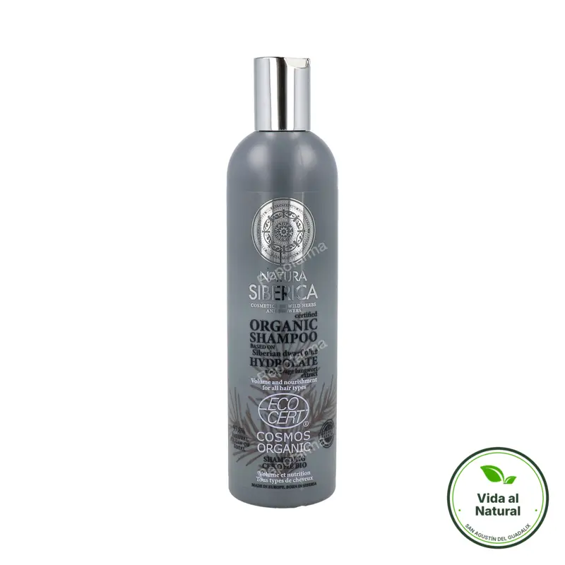 Champú volumen y nutrición todo tipo cabello 400 ml, Natura Siberica