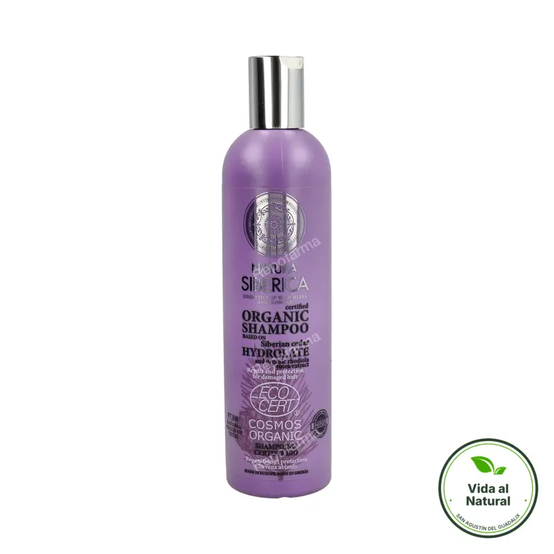 Champú protección y reparacion cabello dañado 400 ml, Natura Siberica